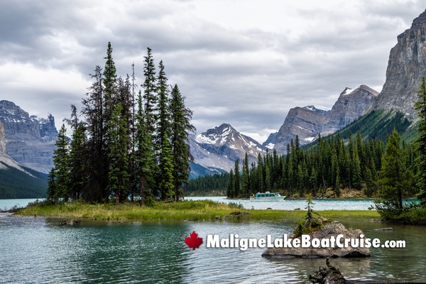 Maligne Lake Boat Cruise During November